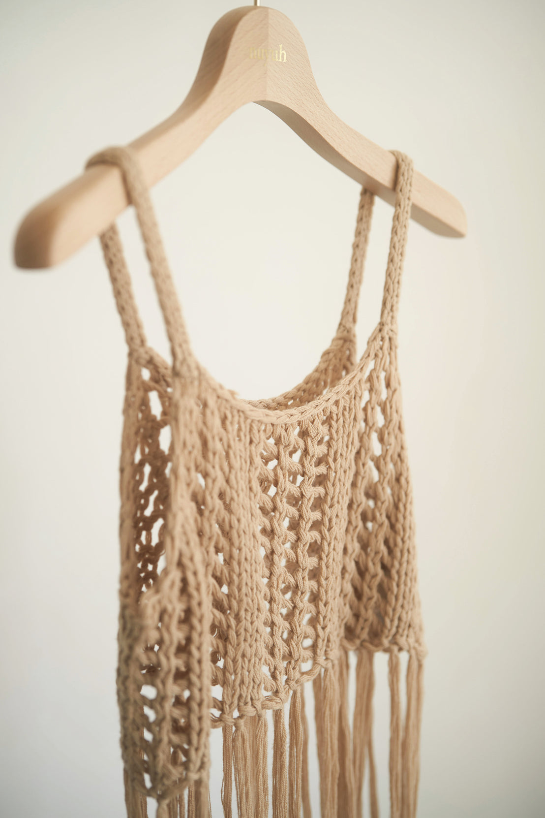 fringe rope knit vest – nuyuh