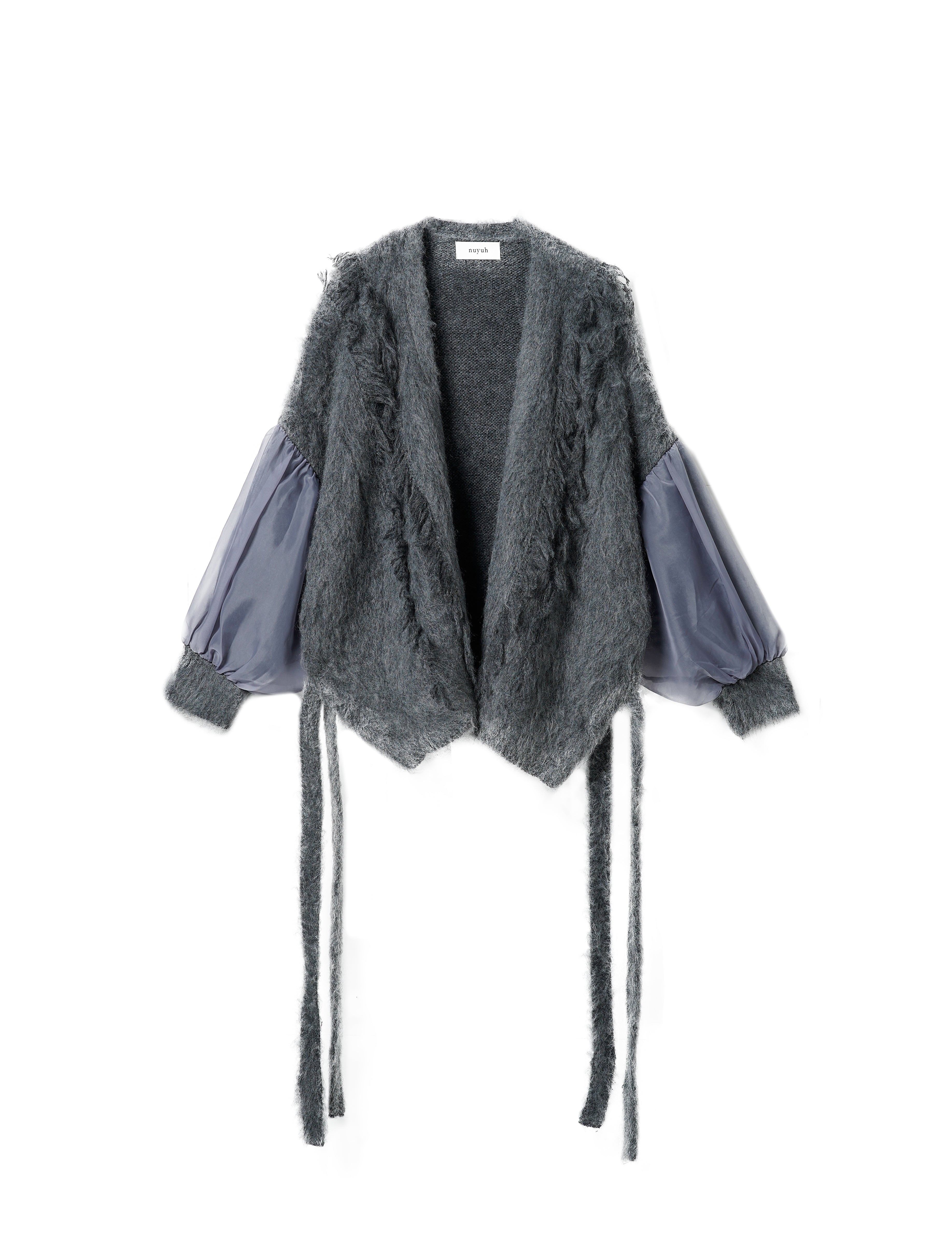 tulle knit cardigan – nuyuh